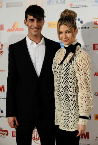 Úrsula Corberó with her former boyfriend, Israel Rodriguez in 14th Jose Maria ForqueCinema Awards.